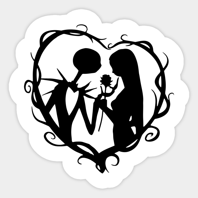 Jack and Sally Jack And Sally Sticker TeePublic
